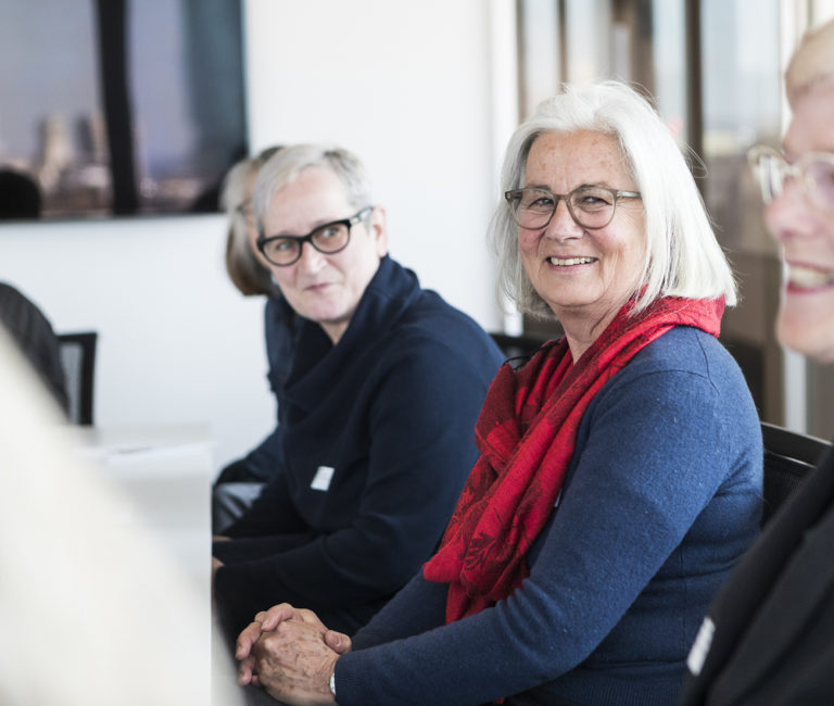 Sina Florin (Mitte) will Erzählcafés auf Italienisch organisieren.